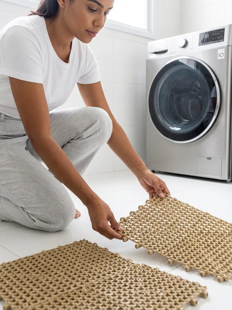 Piso de Borracha Acquakap Modular Antiderrapante