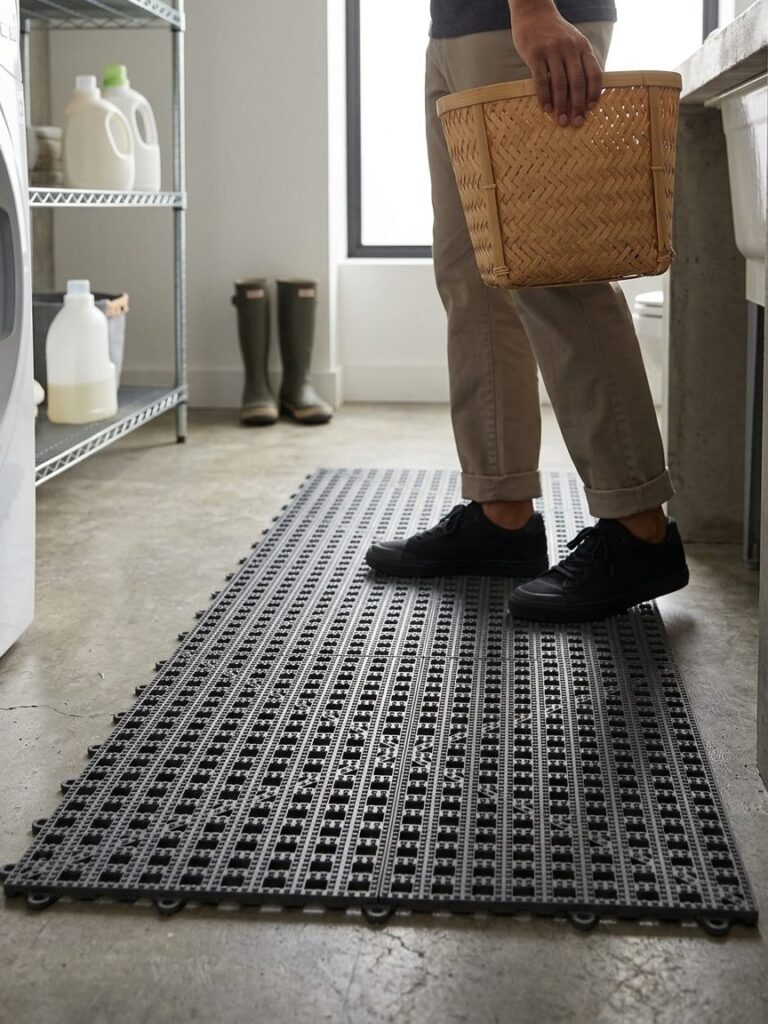 Piso de Borracha Acquakap Modular Antiderrapante