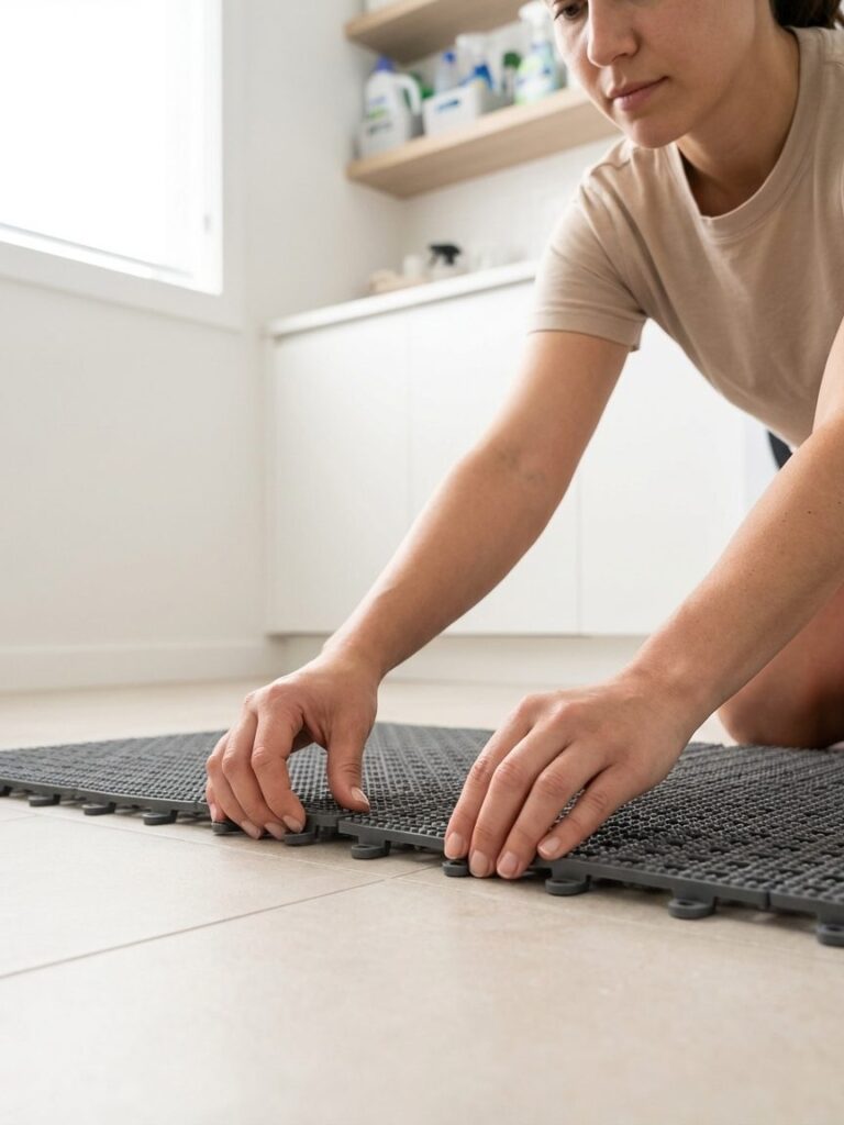 Piso de Borracha Acquakap Modular Antiderrapante