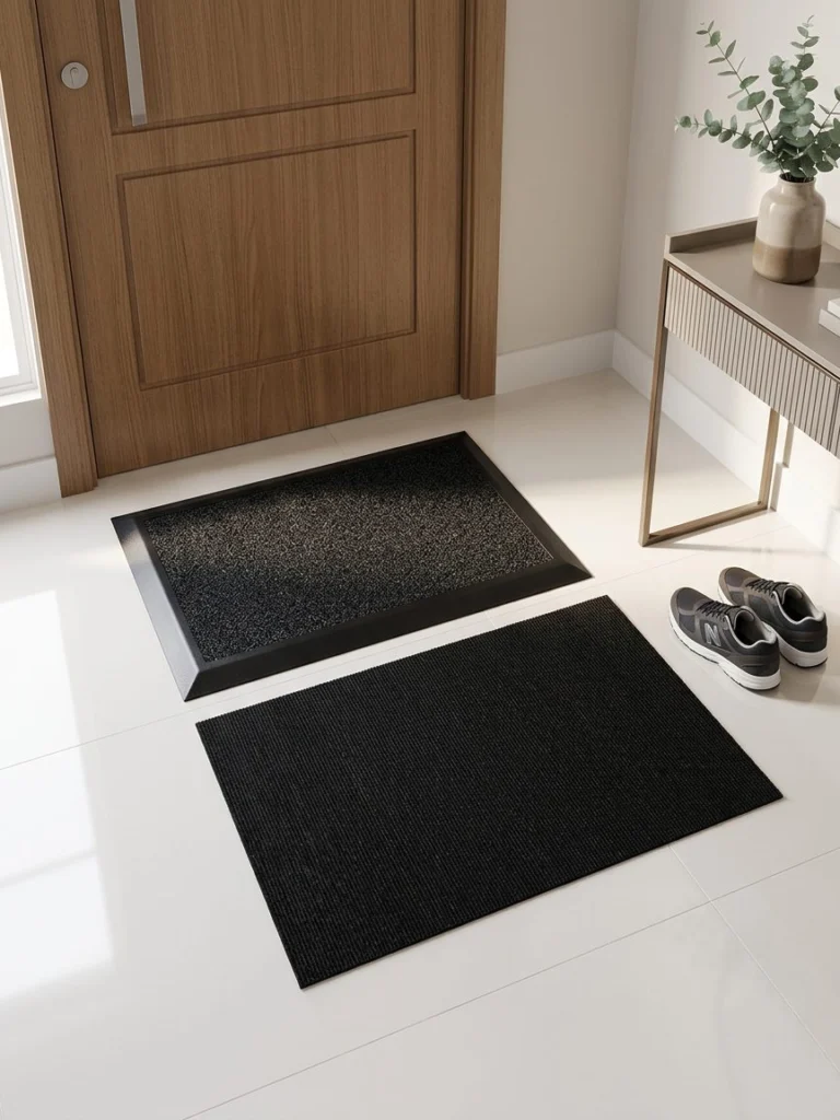 Kit Tapete Sanitizante Pedilúvio e Seca Pé Agulhado Kapazi