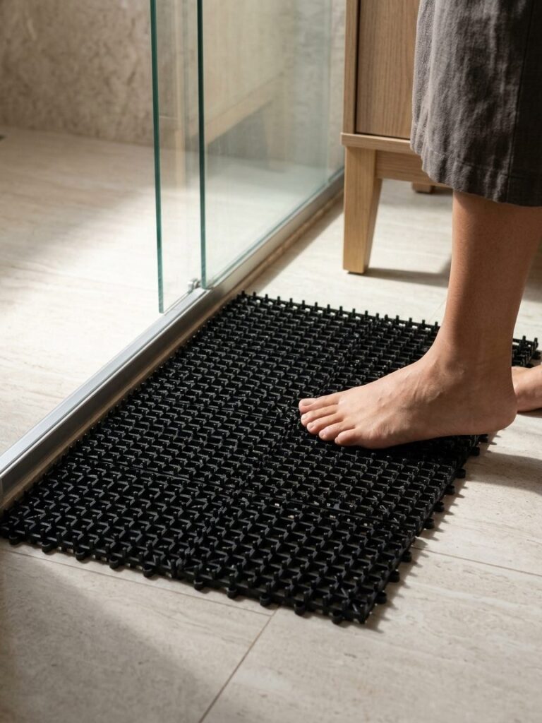 Piso de Borracha Acquakap Modular Antiderrapante