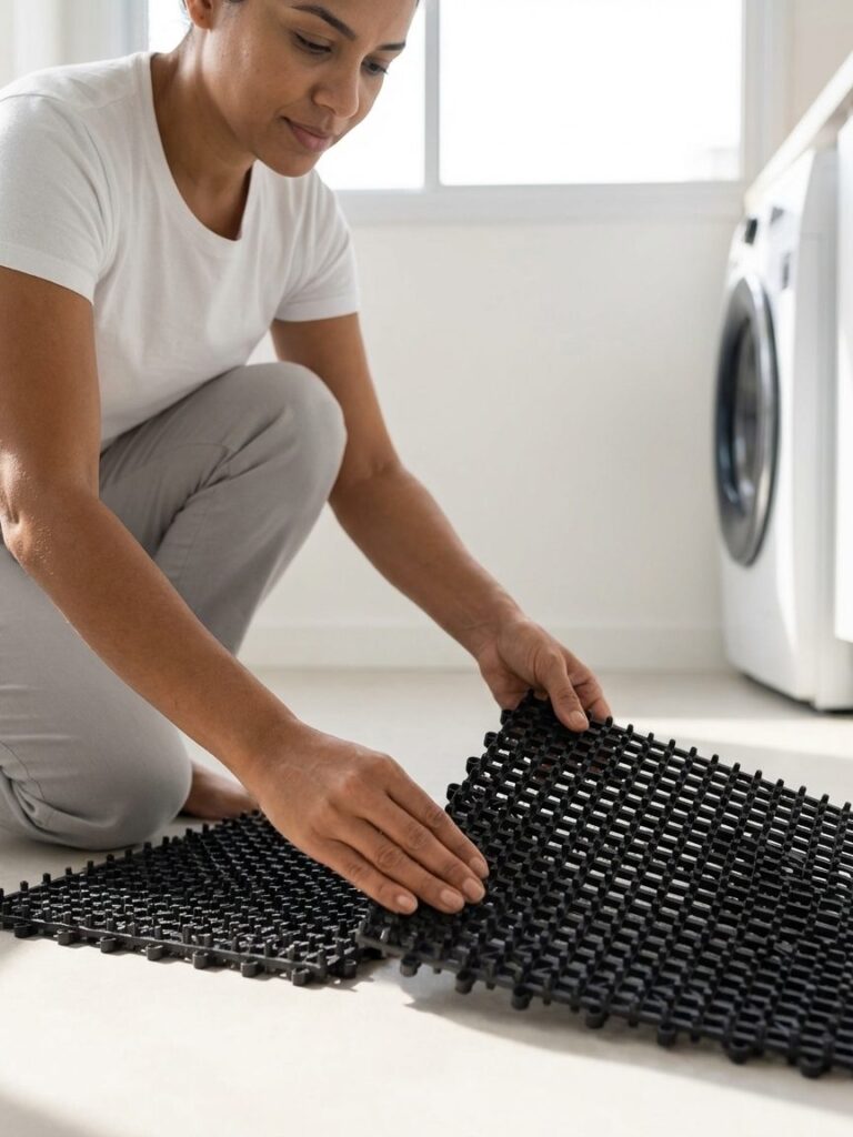 Piso de Borracha Acquakap Modular Antiderrapante