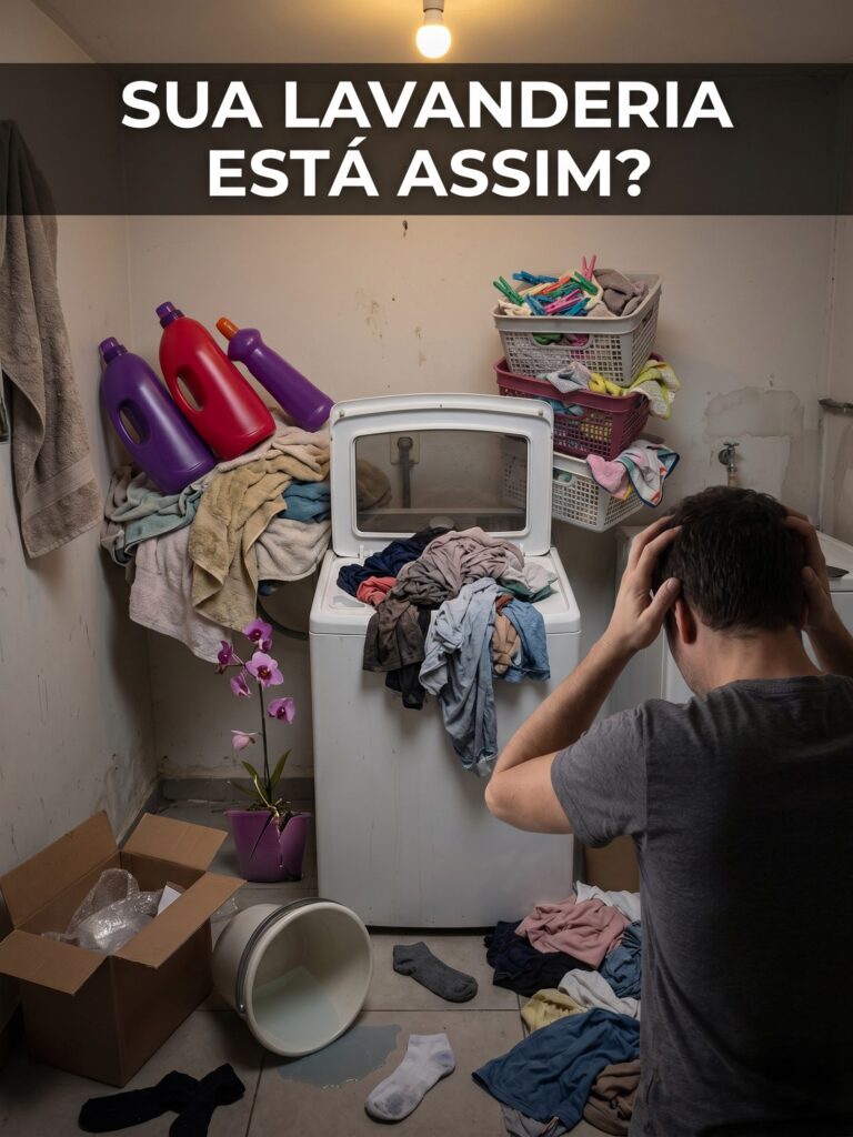 Rack Estante de Lavanderia para Máquina de Lavar em Aço