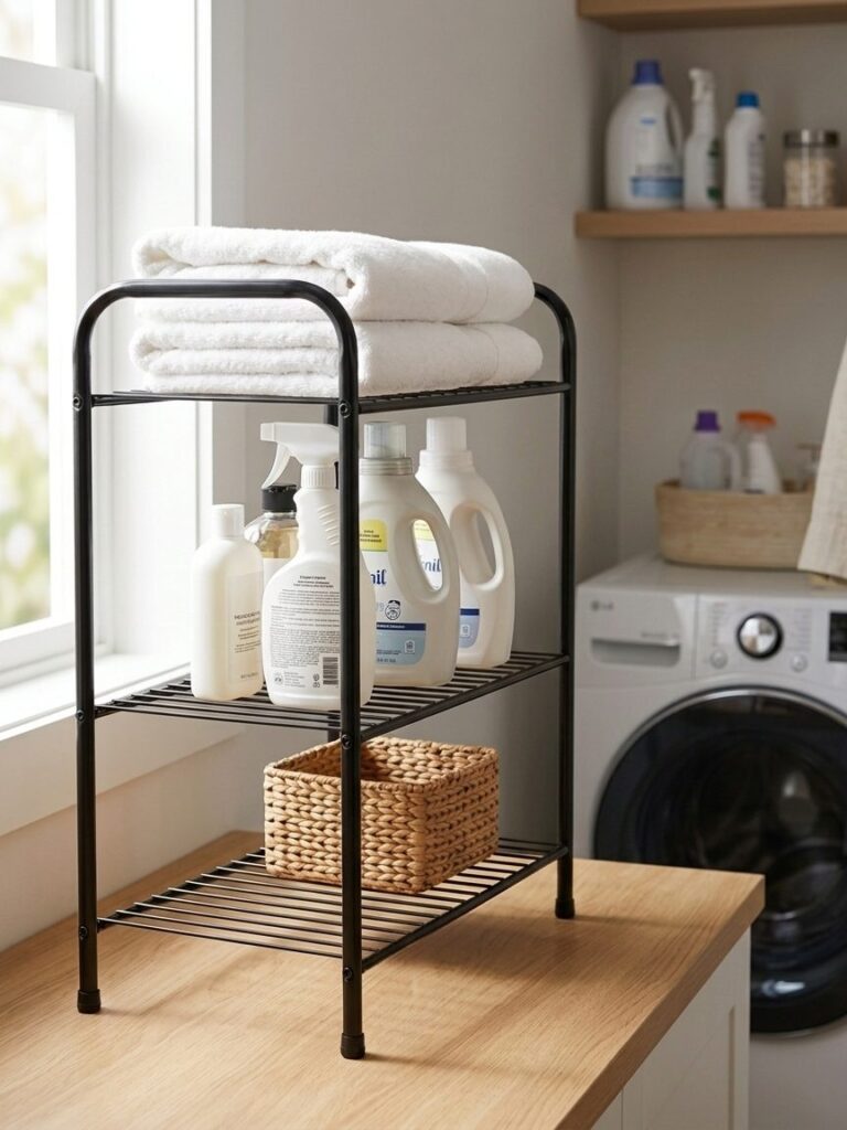 Sapateira Rack Multiuso 3 Prateleiras Aço Preto Secalux