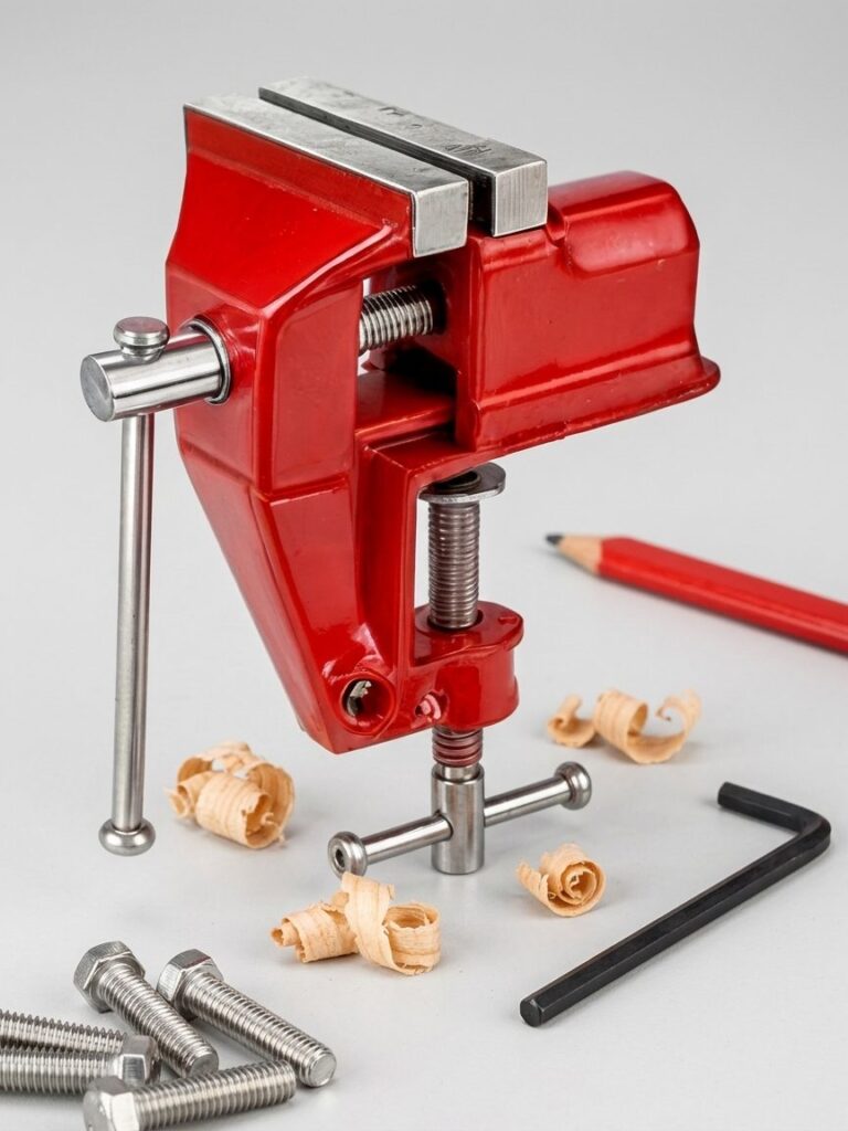 Mini Torno de Bancada Morsa Fixa 40mm em Aço Starfer