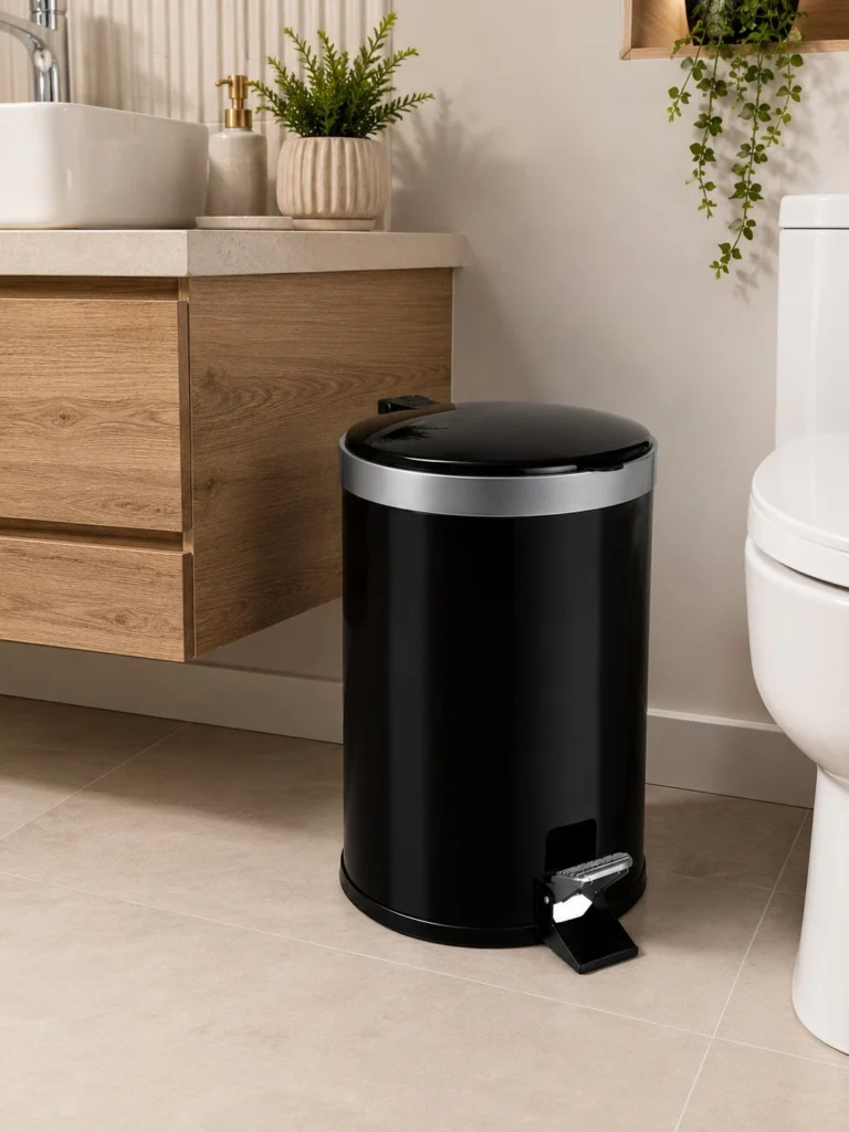 Lixeira com Pedal 12L para Cozinha e Banheiro Viel