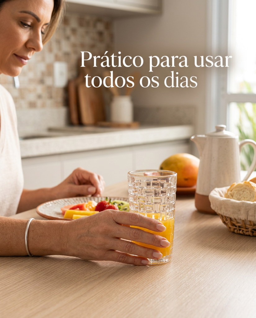 Copo de Vidro Wicker 285ml Grosso para Drinks Cortelux - Imagem 4