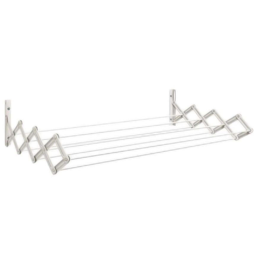 Varal Sanfonado de Parede Retrátil 60cm em Aço - Imagem 3