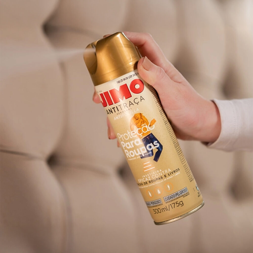 Kit 3 Anti Traça Spray 300ml para Roupas e Livros Jimo - Imagem 5