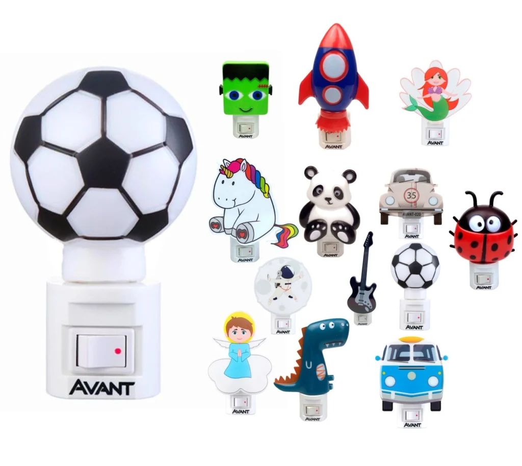 Abajur Luz Noturna de Tomada LED Infantil Bivolt Avant