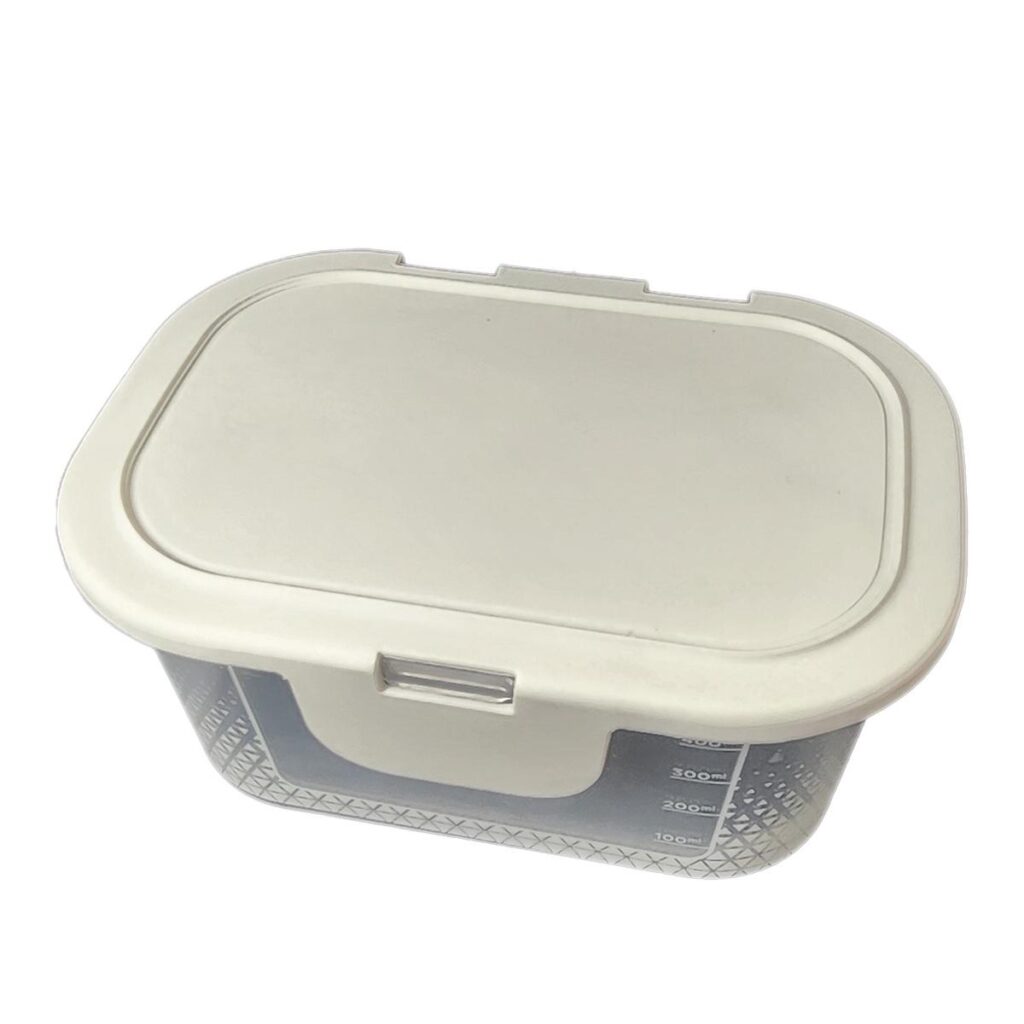Pote com Tampa Fixa Retangular 600ml para Freezer Potte - Imagem 3