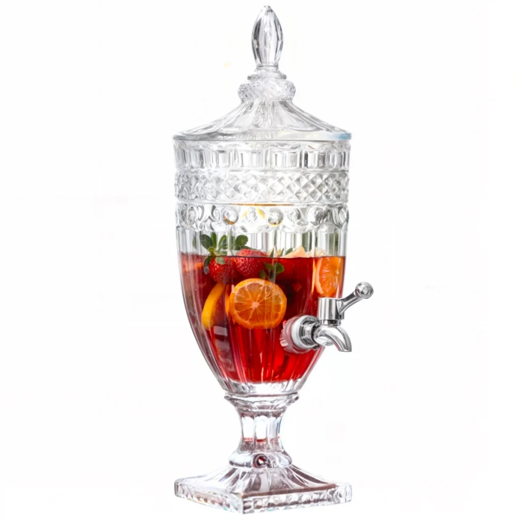Suqueira de Vidro com Torneira Diamond Imperial 4,5L