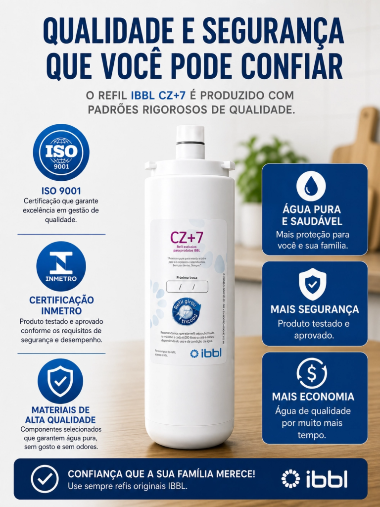 Refil IBBL CZ+7 Girou Trocou 7 Etapas de Filtragem 3000L - Imagem 5