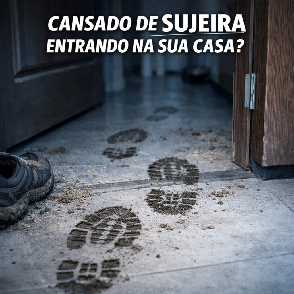 Tapete Capacho Home Mosaic em Vinil 80x50cm Kapazi - Imagem 3