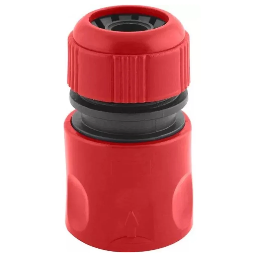 Engate Rápido Vermelho para Mangueira 1/2" com Bloqueador