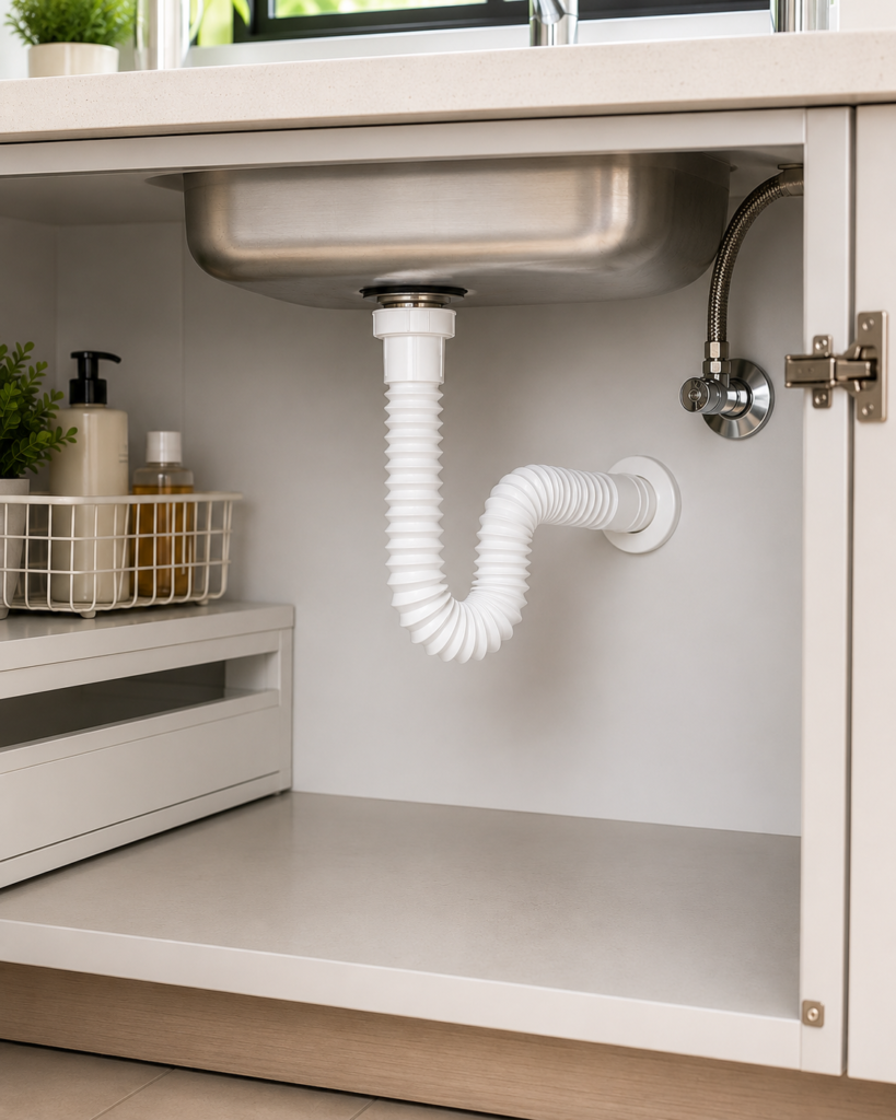 Kit Sifão Sanfonado e Válvula de Lavatório 7/8 Branco Astra - Imagem 6