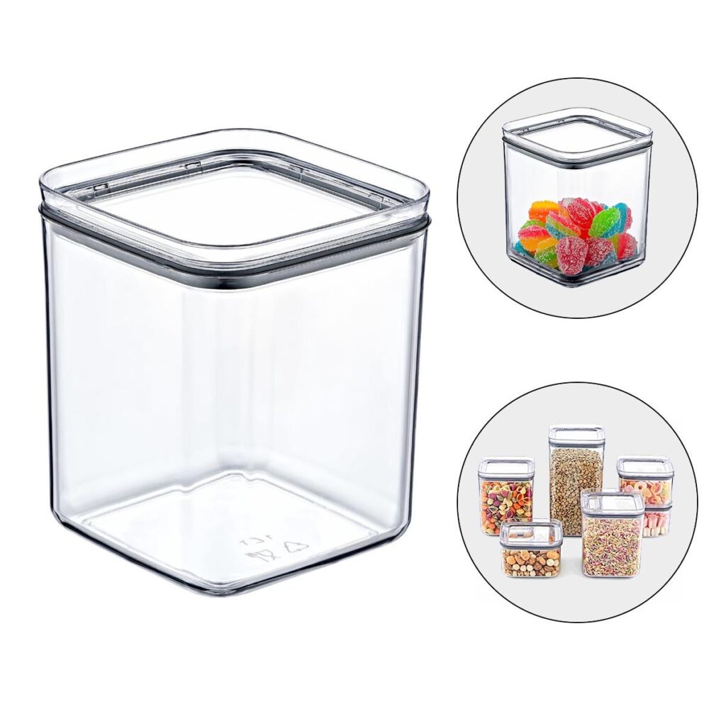 Pote Hermético Lumi Crystal Clear 1L para Alimentos