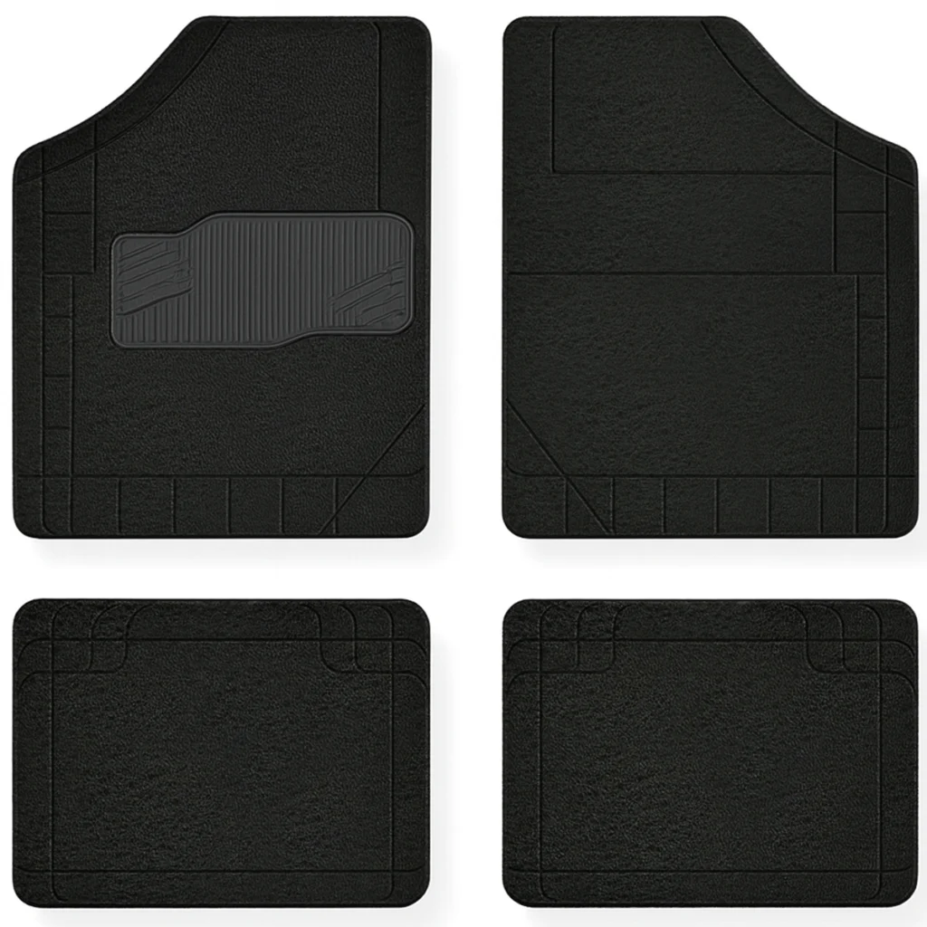 Tapete Automotivo Universal Ajustável Kit 4 Peças Kapazi