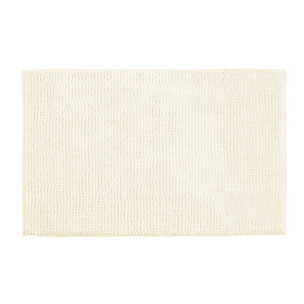 Tapete de Banheiro Microfibra Bolinha Joy Branco 70x50cm - Imagem 2