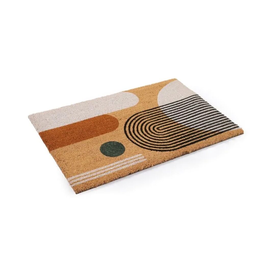 Tapete Capacho Fibra de Coco Urban Marrom 75x50cm Kapazi - Imagem 5