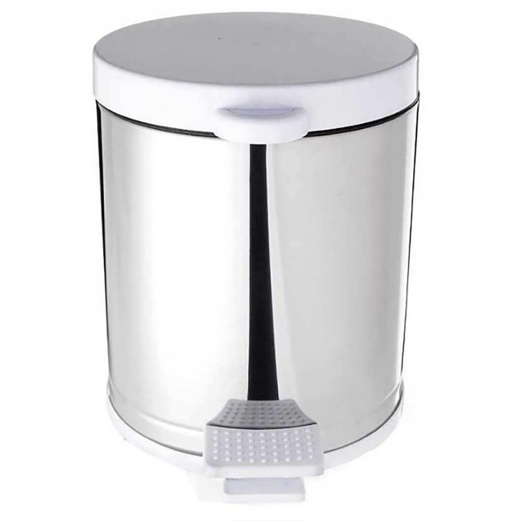 Lixeira Inox com Pedal 4,5L e Tampa de Plástico Viel - Imagem 3