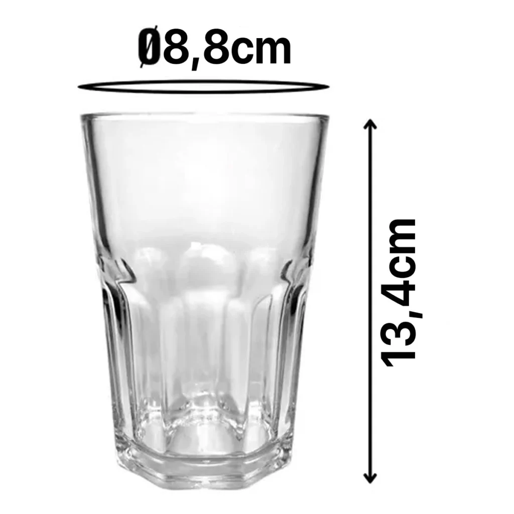 Copo de Vidro Grosso Chicago 420ml para Drinks