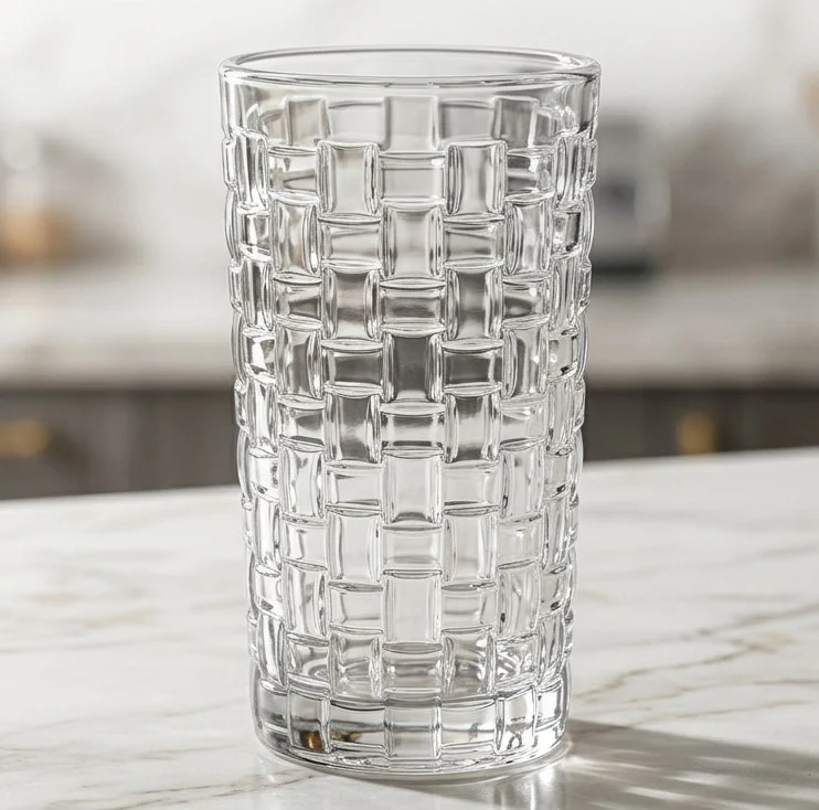 Copo de Vidro Wicker 285ml Grosso para Drinks Cortelux