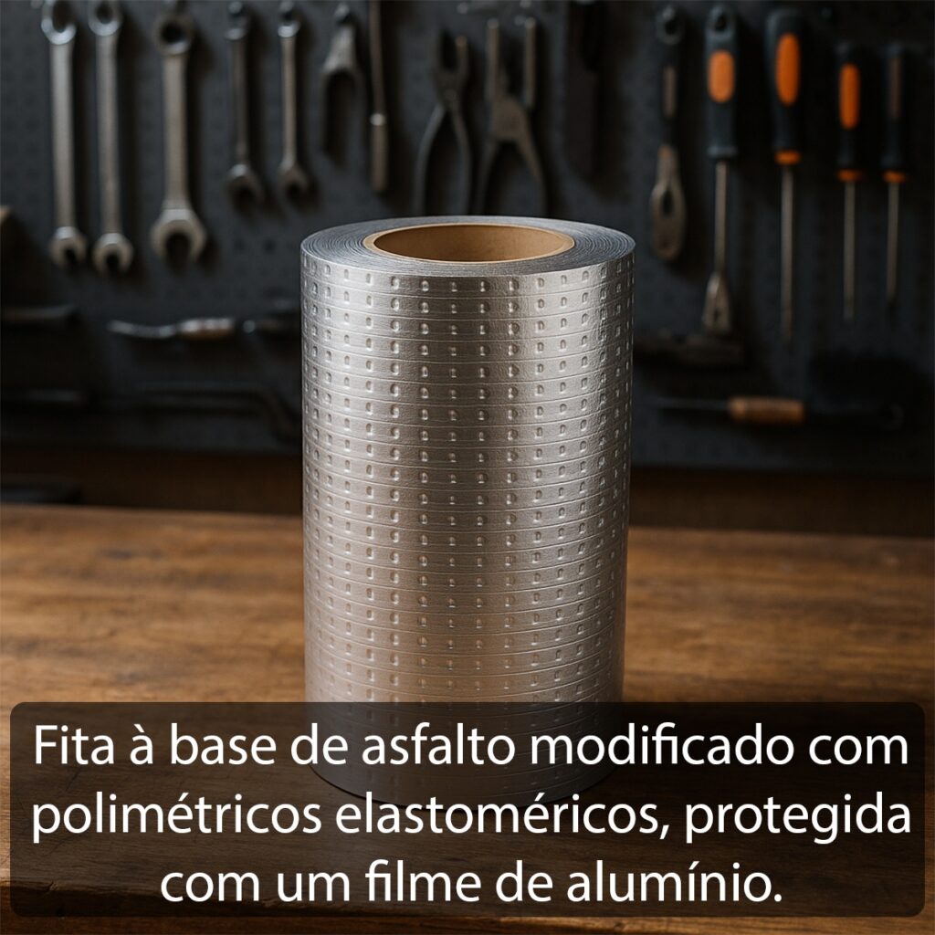 Fita Impermeável para Telhado Prateada 30cm x 10m Kit 2 - Imagem 5