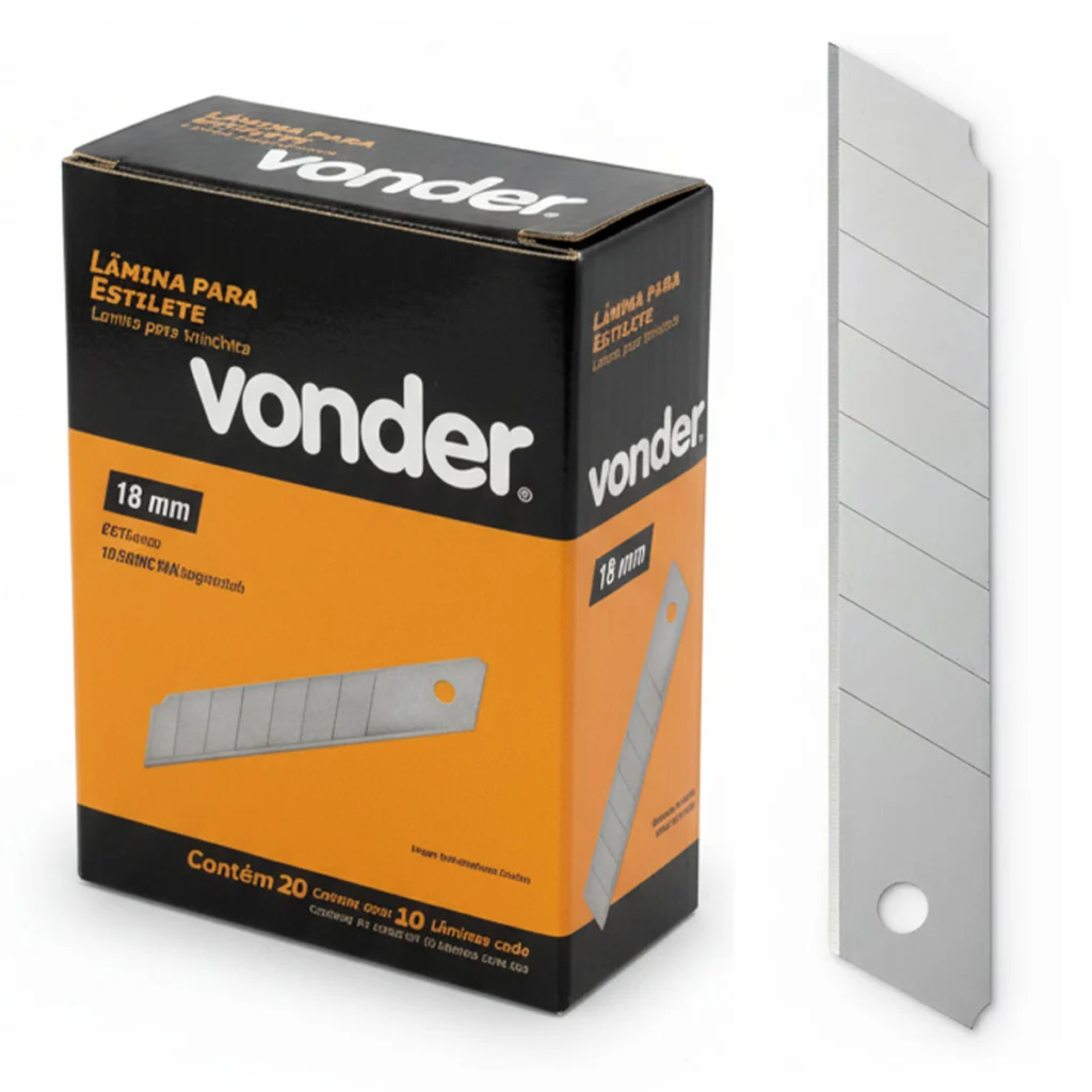 Lâmina para Estilete 18mm Vonder