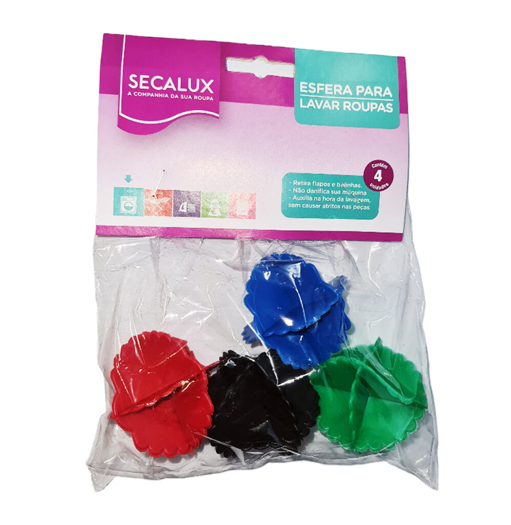 Kit 4 Bolinhas para Lavar Roupa na Máquina Secalux - Imagem 4