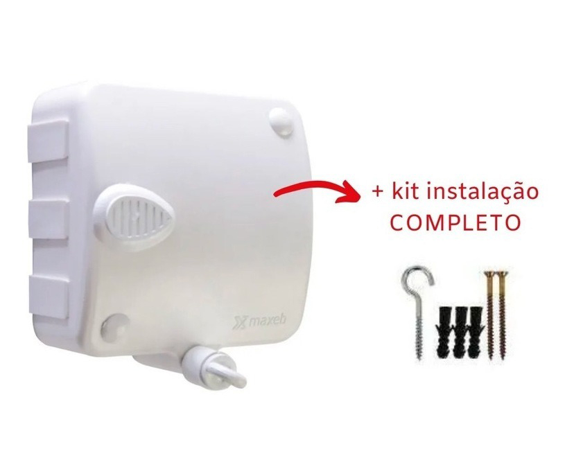 Varal Retrátil de Parede Stendmax 3 Módulos 6m Branco - Imagem 5