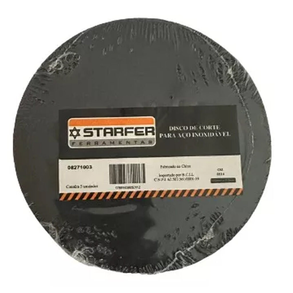Disco de Corte Inox 4.5x7/8 115mm Esmerilhadeira Kit 15 - Imagem 3