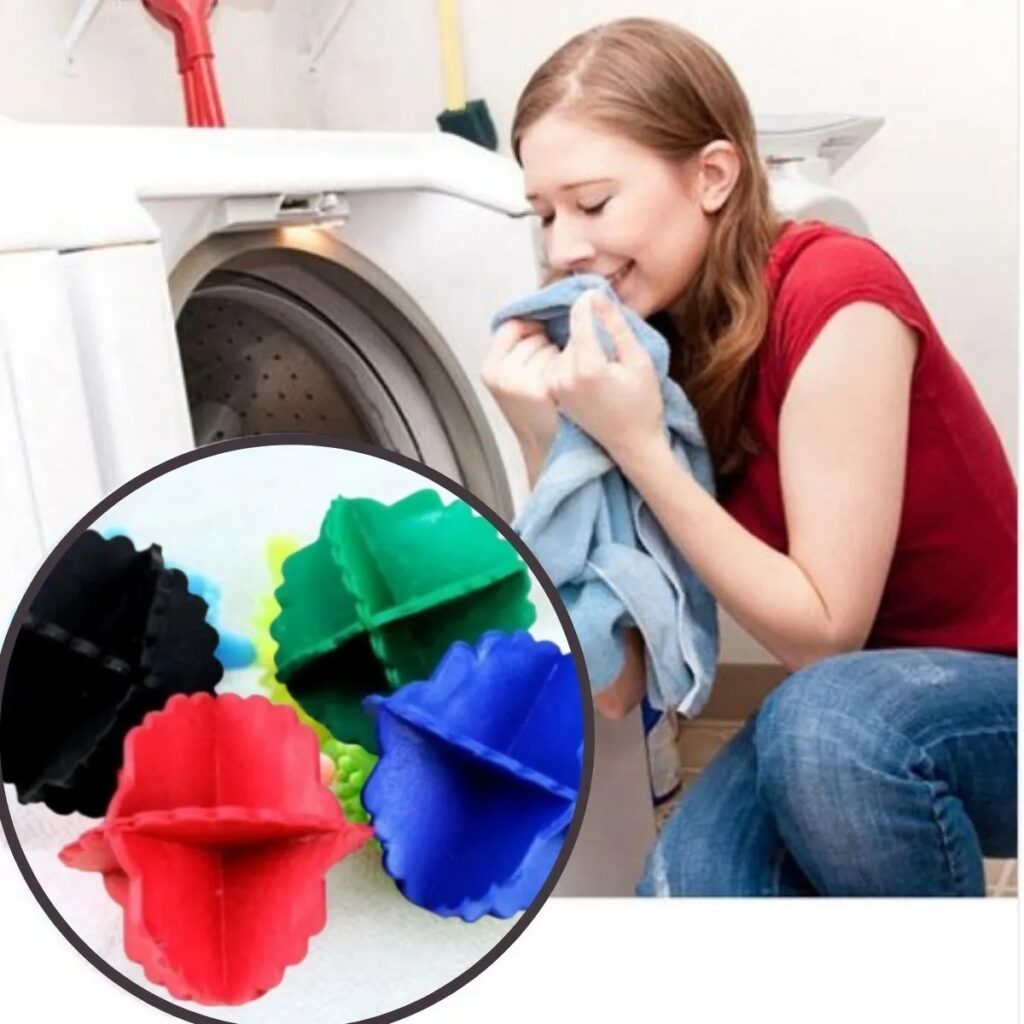 Kit 4 Bolinhas para Lavar Roupa na Máquina Secalux - Imagem 5