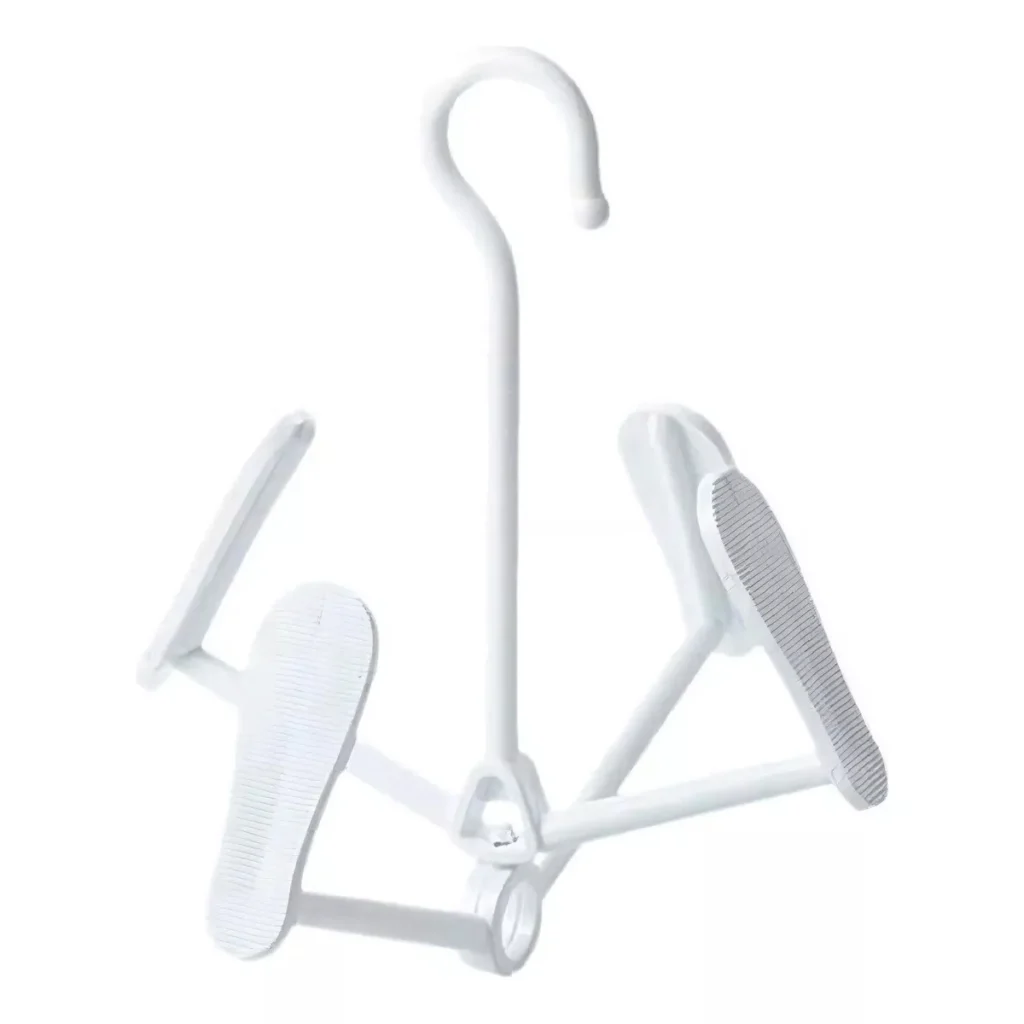 Varal Seca Tênis para 2 Pares Compacto Branco