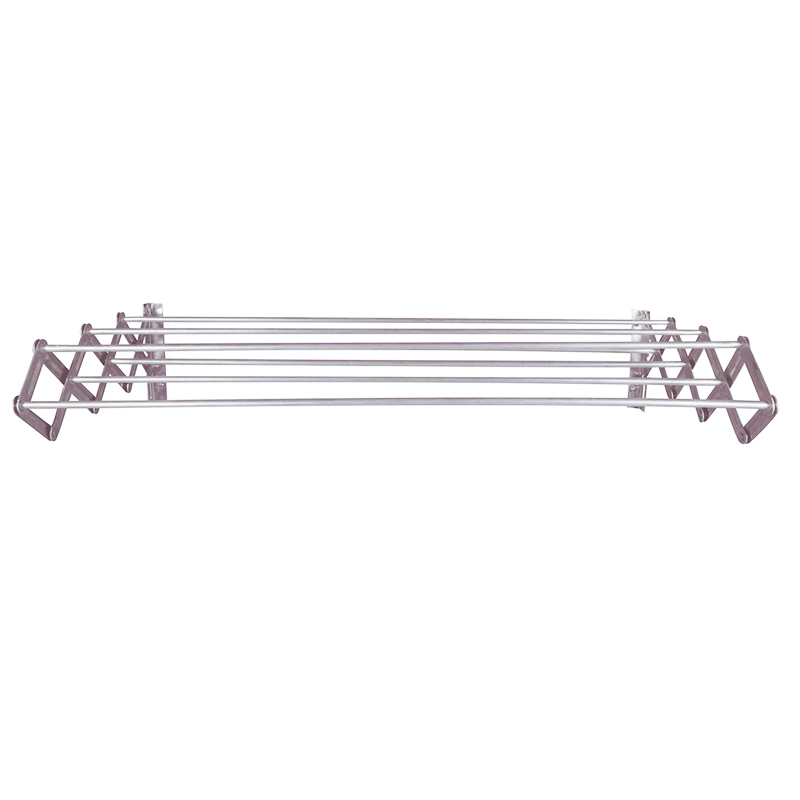 Varal Sanfonado de Parede Retrátil 80cm Alumínio - Imagem 2