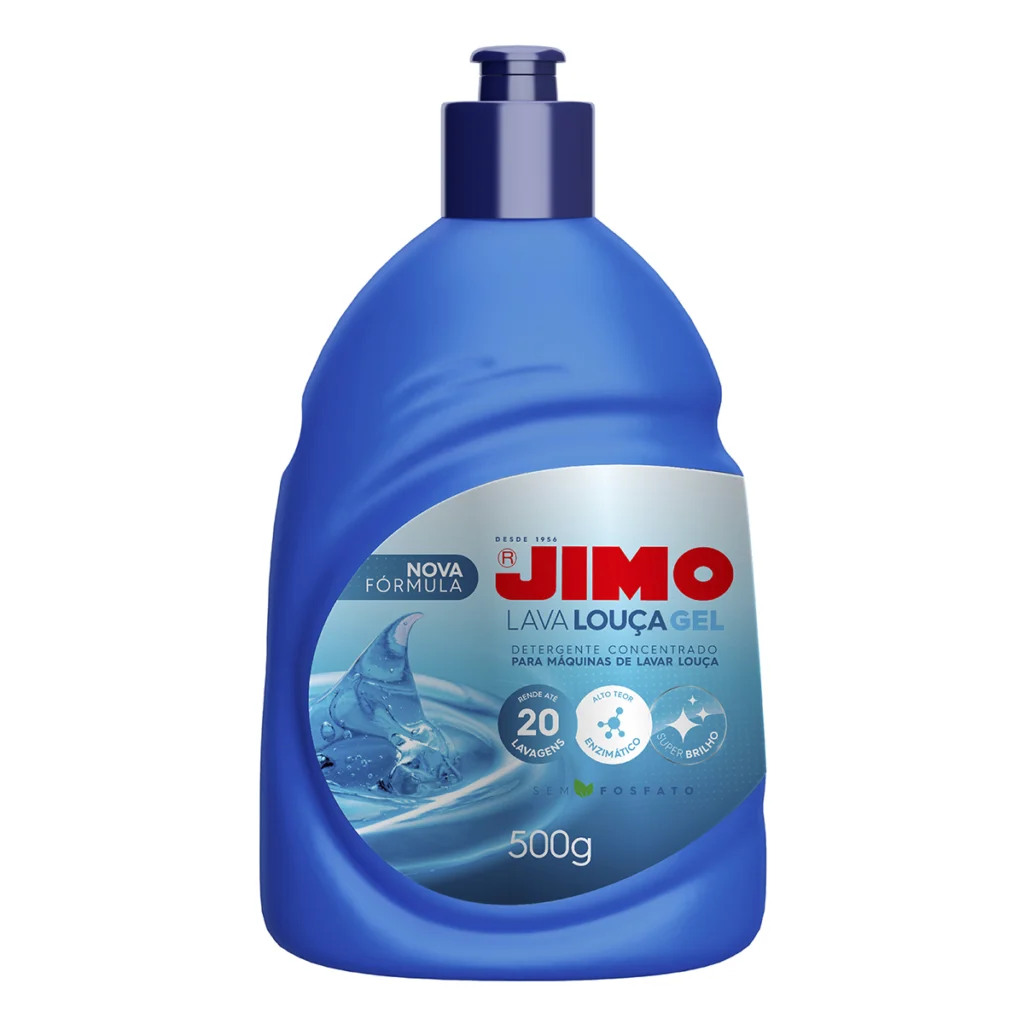 Detergente em Gel para Lava-Louças 500g sem Fosfato Jimo