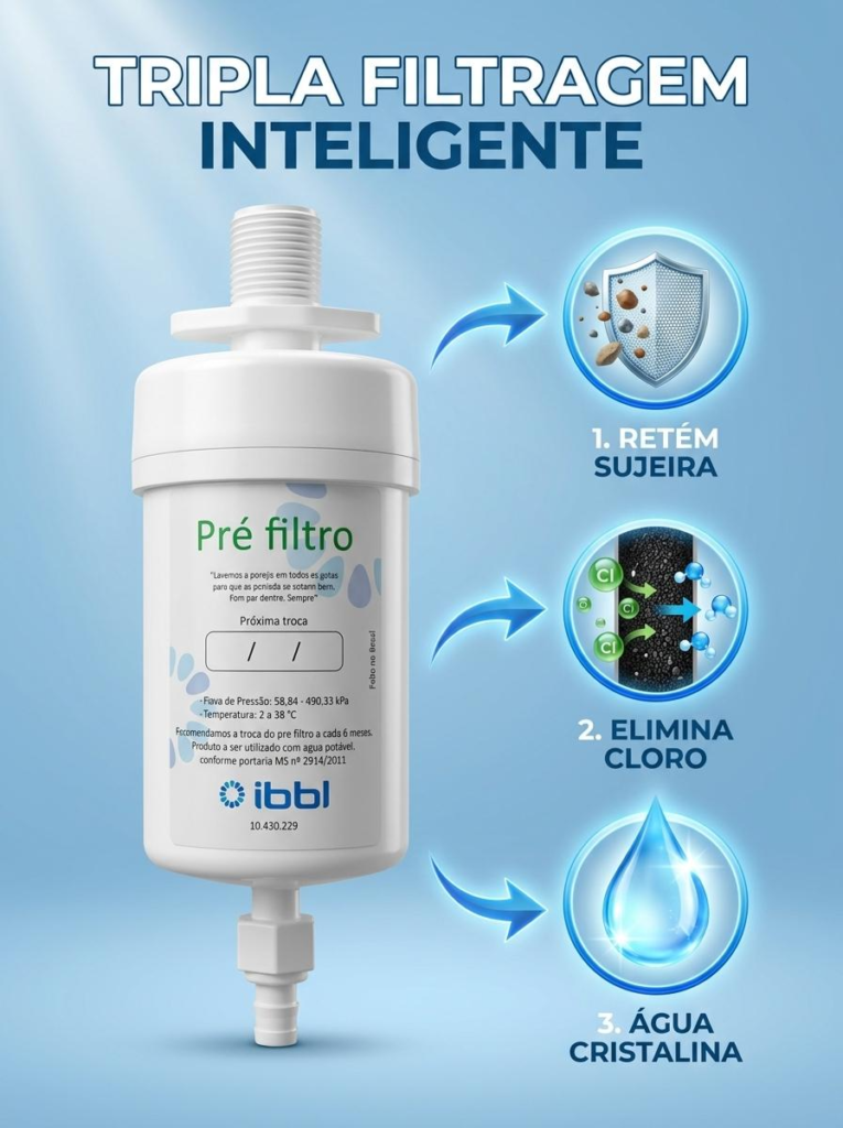 Refil Pré-Filtro IBBL Astec para Bebedouro BAG 40 e 80 - Imagem 5