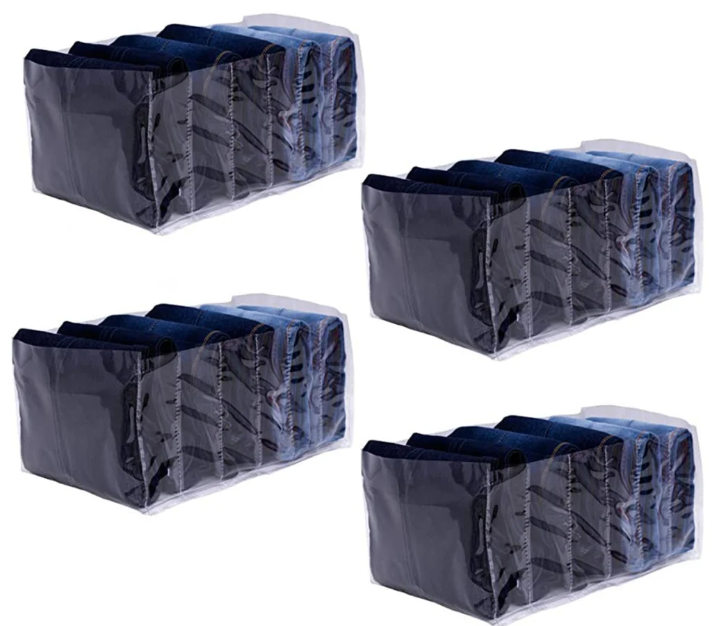 Kit 4 Colmeias Organizadoras Grandes para Calça Jeans