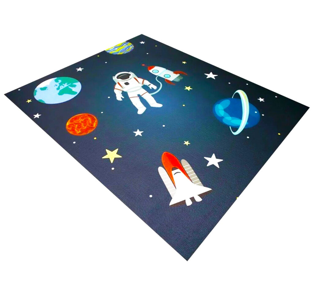 Tapete de Atividades Bebê Astronauta Térmico 100x120cm