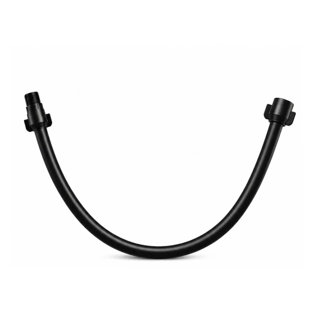 Engate Flexível PVC Preto 50cm 1/2 para Torneira Astra
