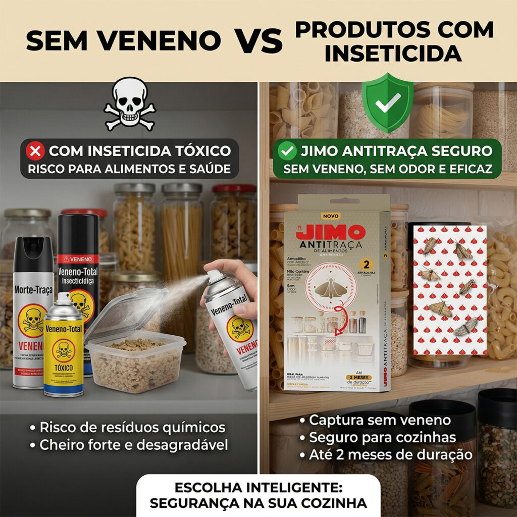 Anti Traça de Alimentos para Despensa 40 Unidades Jimo - Imagem 5