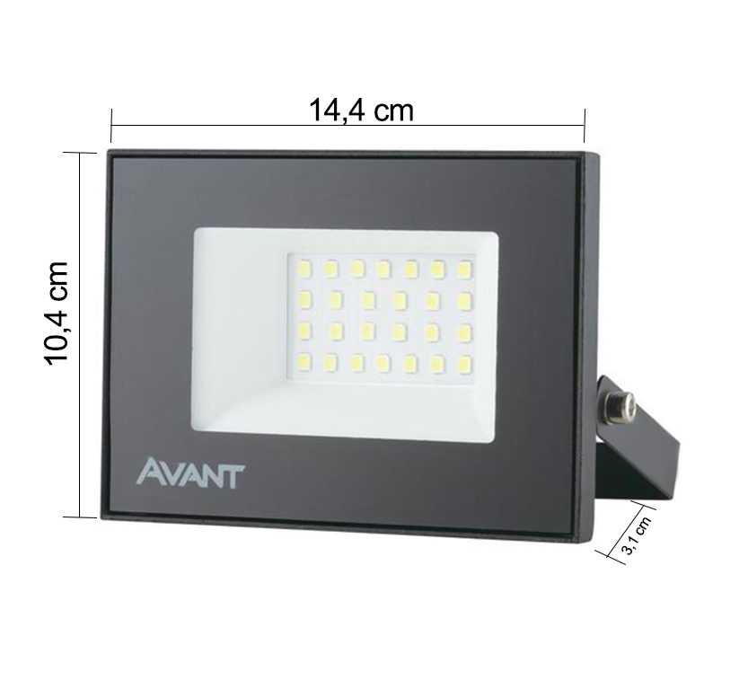 Refletor LED 50W à Prova d'Água Bivolt Branco Frio Avant - Imagem 4
