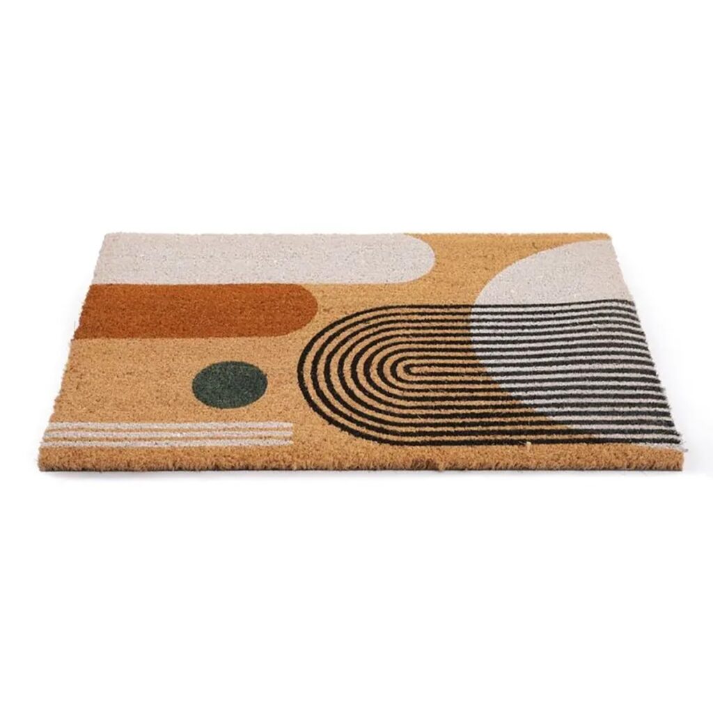 Tapete Capacho Fibra de Coco Urban Marrom 75x50cm Kapazi - Imagem 4
