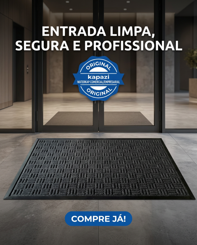 Tapete Seca Pé Waterkap Comercial Grande 180x120cm Kapazi - Imagem 9