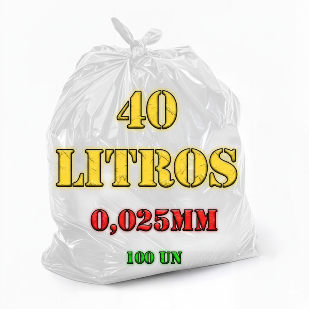 Saco de Lixo 40L Reforçado Uso Moderado 100 Unidades - Imagem 8