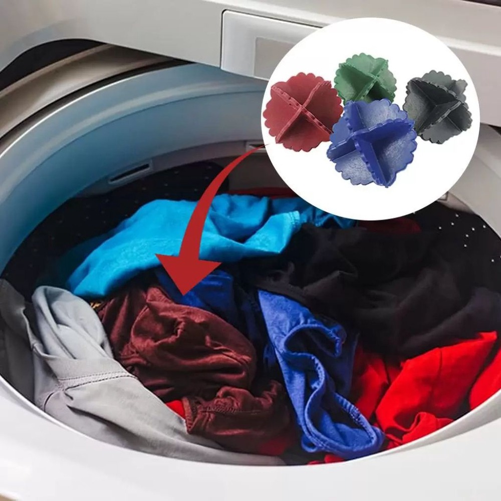 Kit 4 Bolinhas para Lavar Roupa na Máquina Secalux - Imagem 2