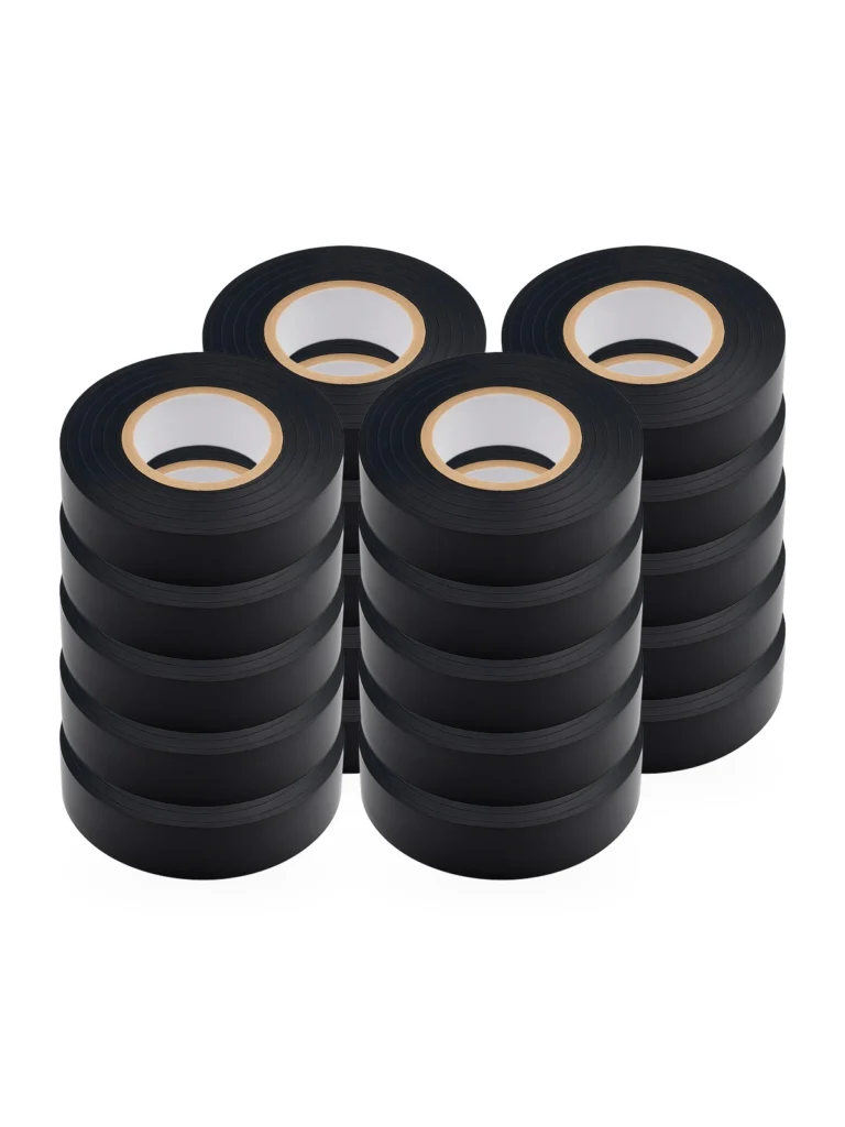 Fita Isolante Antichama Preta 19mm x 20m 600V Kit 20