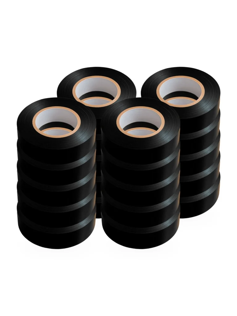 Fita Isolante Antichama Preta 19mm x 5m 600V Kit 20