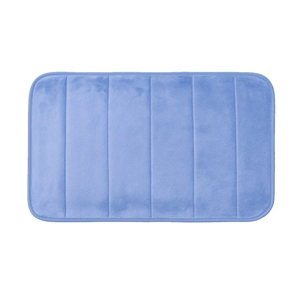 Tapete de Banheiro Nuvem Super Soft Azul 60x40cm Kapazi