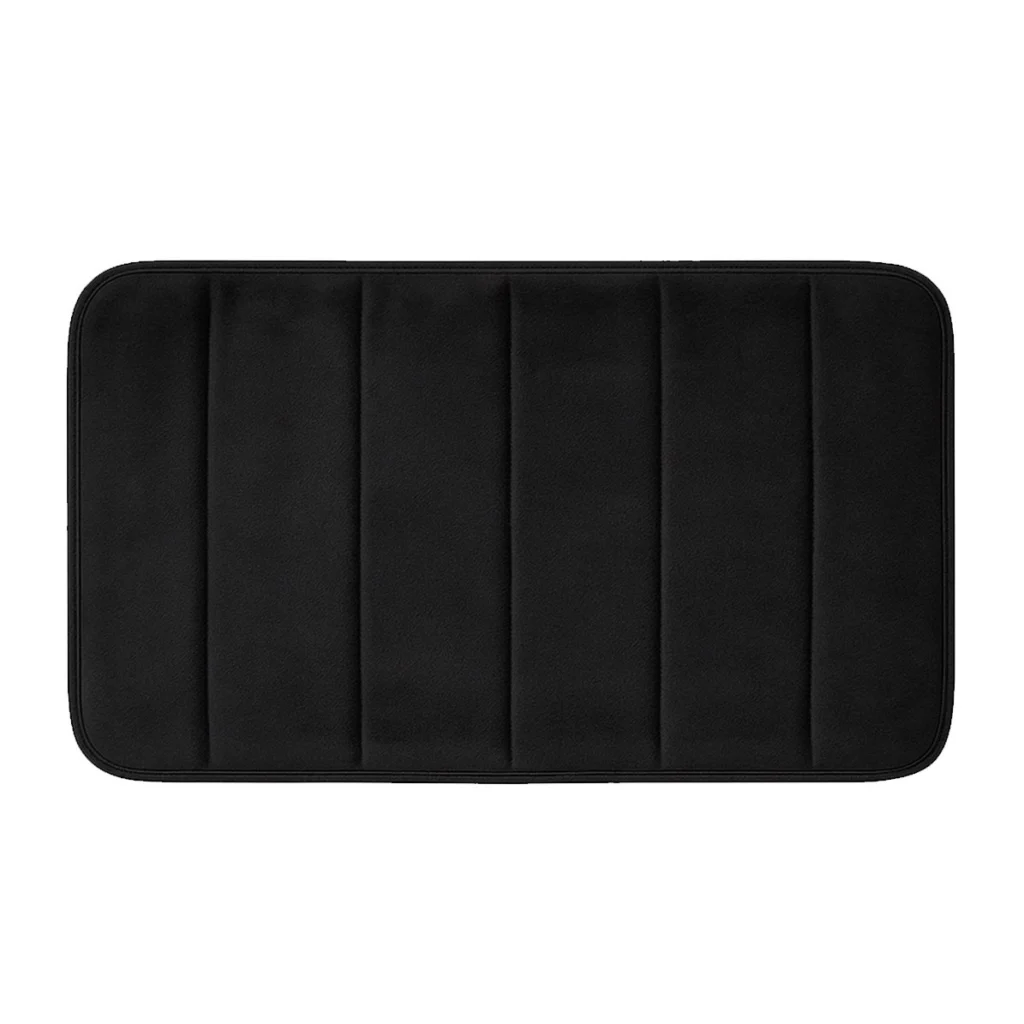 Tapete de Banheiro Nuvem Super Soft Preto 70x50cm Kapazi